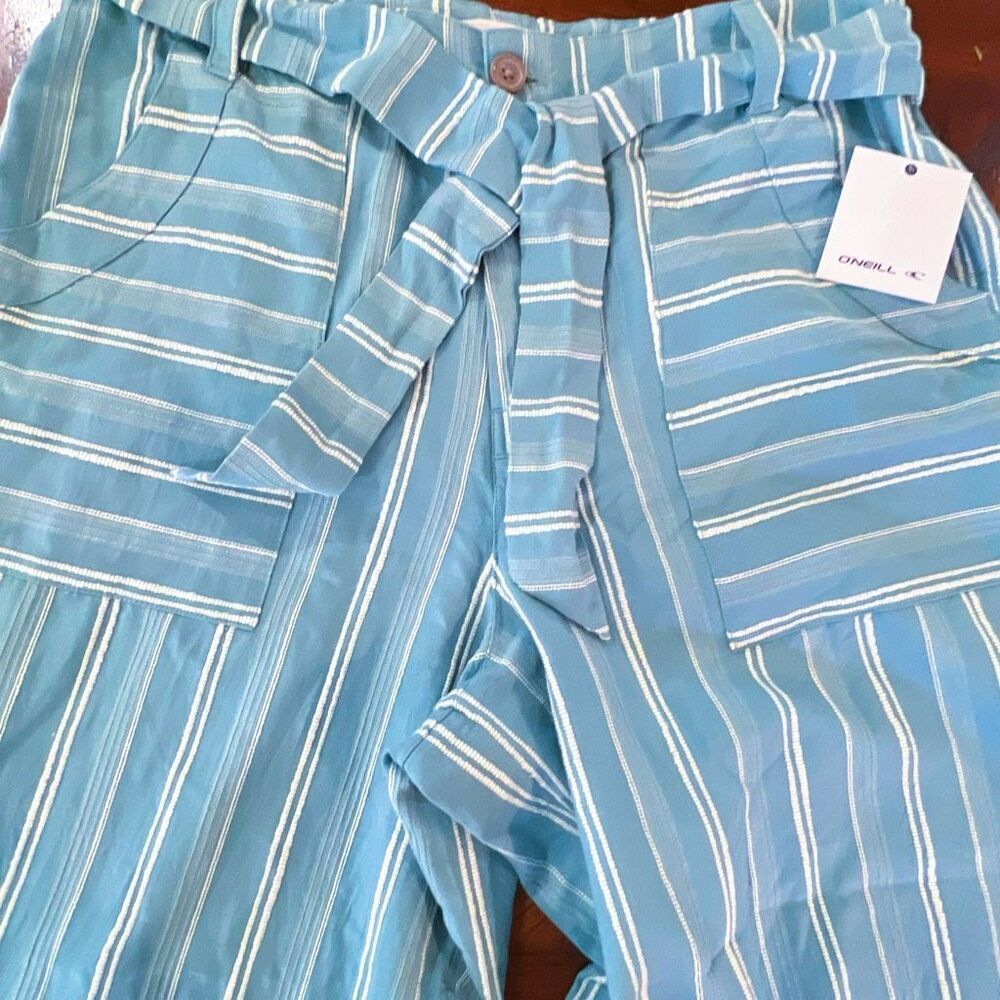 O’neill Wide-Leg Woven Pants In Cameo Blue Size 31 Nwt — image 6 of 6